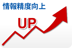 情報精度向上UP